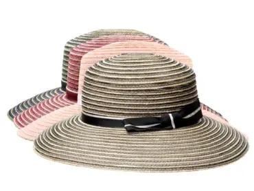 Damen Sommerhut Freiamt Hilfikerin mit breiter Krempe und Schleifenband