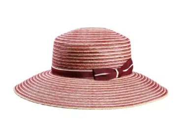 Damen Sommerhut Freiamt Hilfikerin mit breiter Krempe und Schleifenband