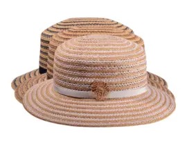 Damenhut Freiamt Islisbergerin aus Weizenstroh, Pedalin und Bast mit Strohblume