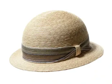 Strohhut Freiamt UezwilerIn natur mit Multicolor-Hutband