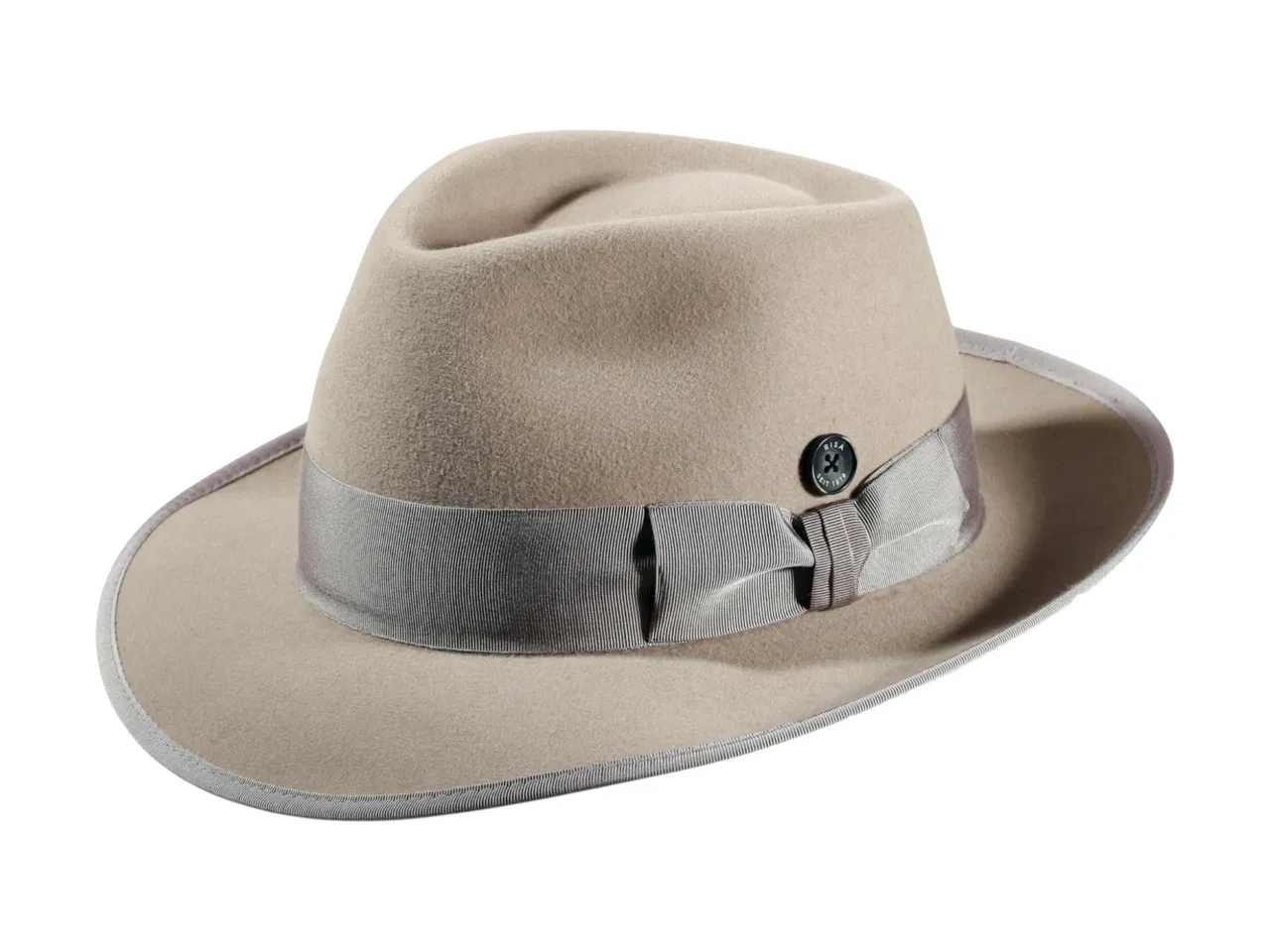 Bogart Fedora Haarfilzhut mit Klapprand – handgefertigt in der Schweiz