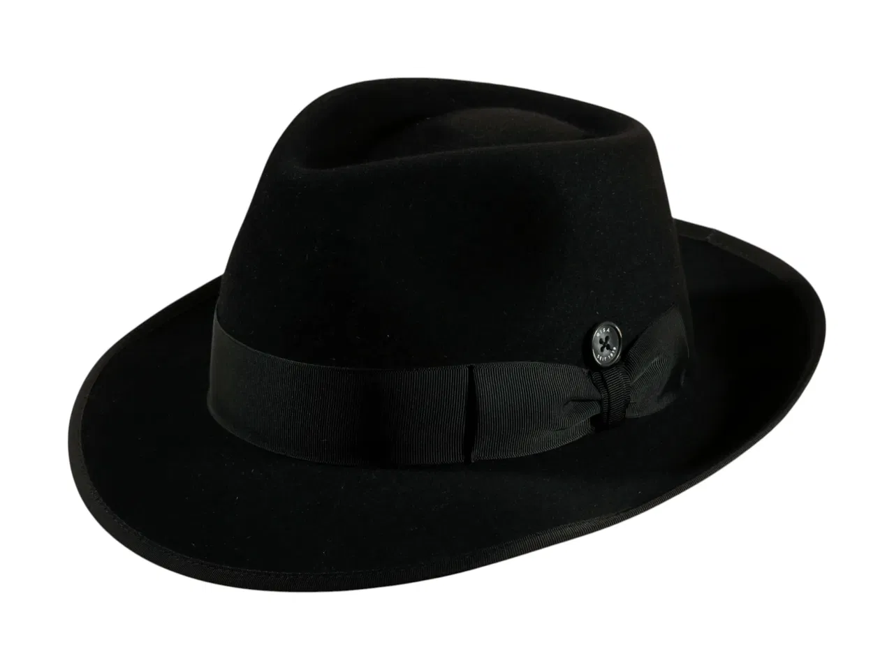 Bogart Fedora Haarfilzhut mit Klapprand – handgefertigt in der Schweiz