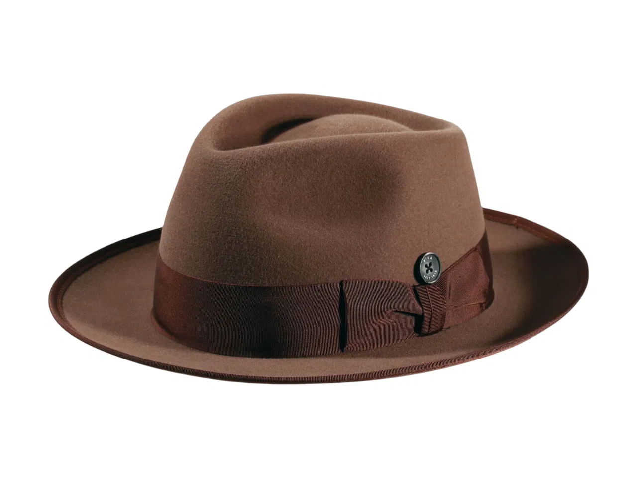 Bogart Fedora Haarfilzhut mit Klapprand – handgefertigt in der Schweiz