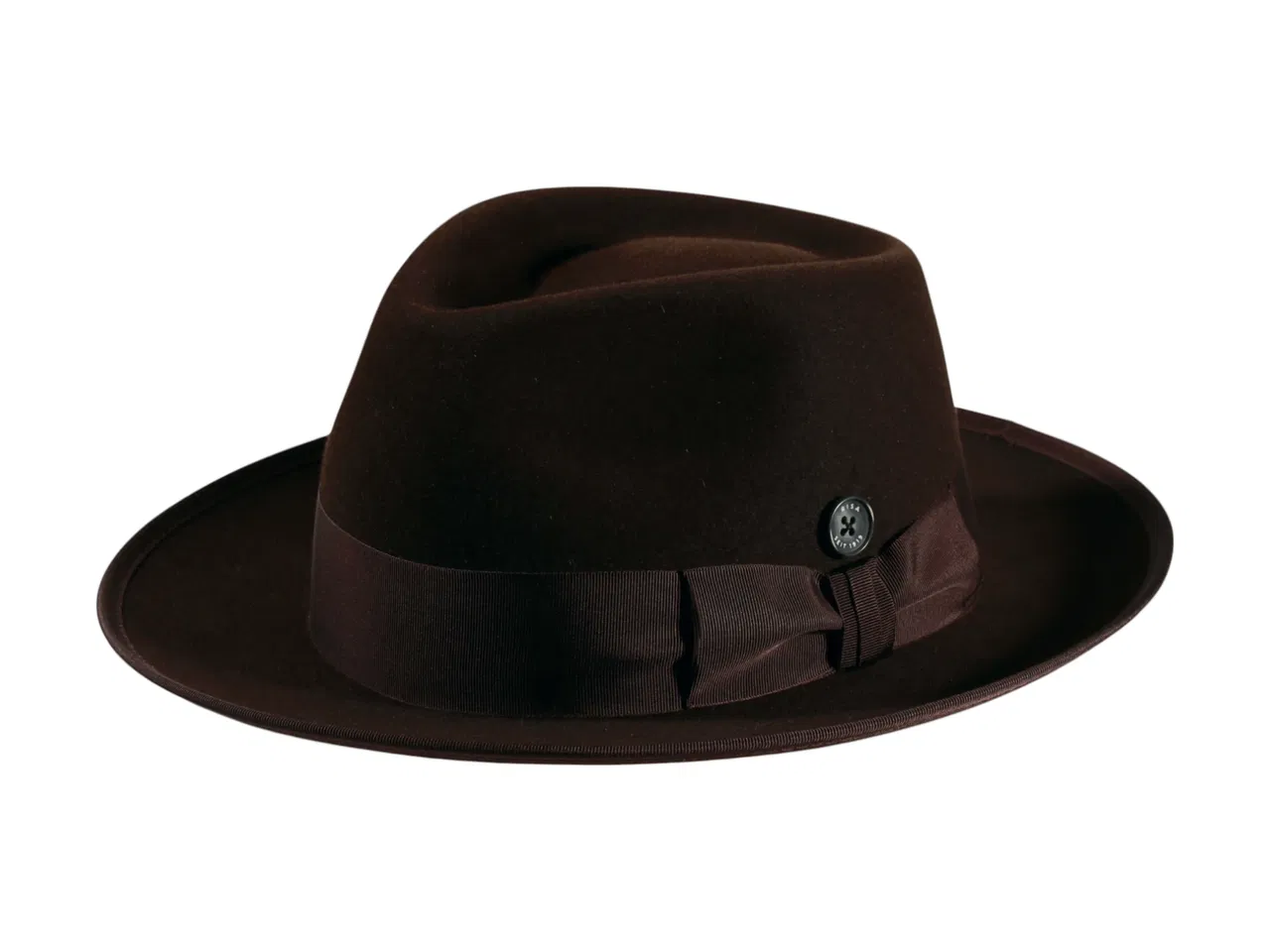 Bogart Fedora Haarfilzhut mit Klapprand – handgefertigt in der Schweiz