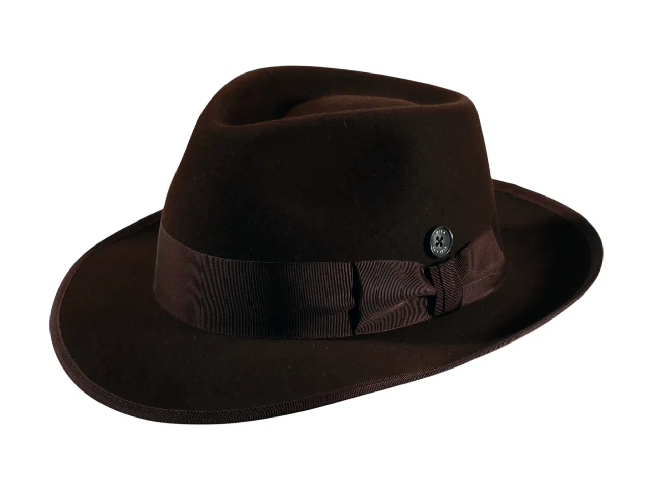 Bogart Fedora Haarfilzhut mit Klapprand – handgefertigt in der Schweiz