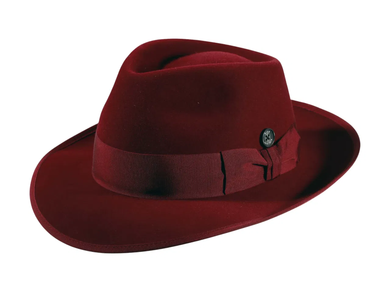 Bogart Fedora Haarfilzhut mit Klapprand – handgefertigt in der Schweiz