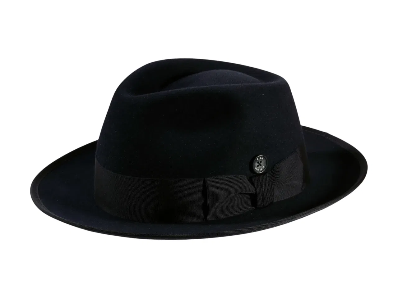 Bogart Fedora Haarfilzhut mit Klapprand – handgefertigt in der Schweiz