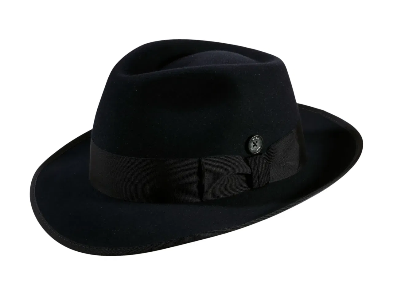 Bogart Fedora Haarfilzhut mit Klapprand – handgefertigt in der Schweiz