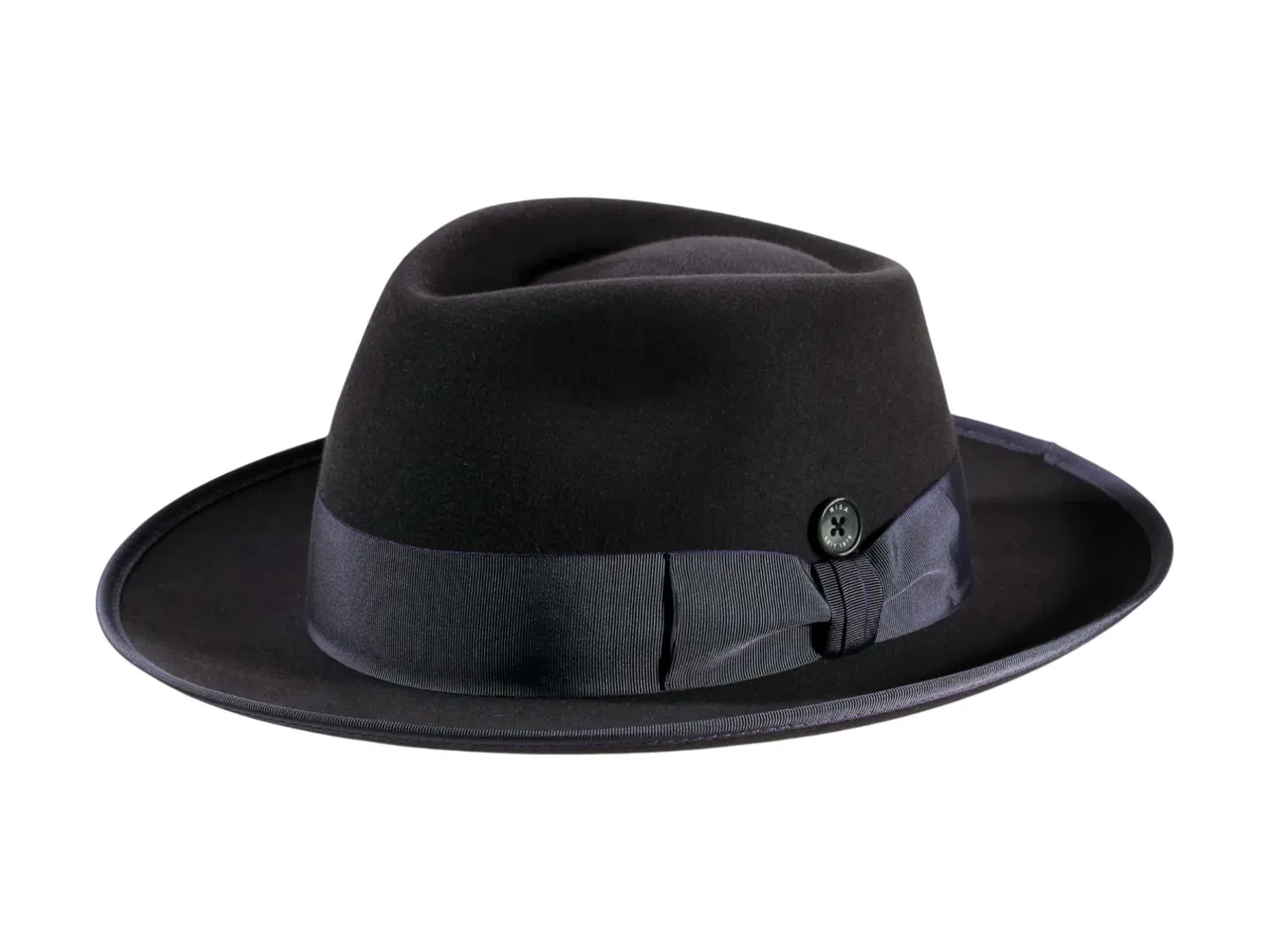 Bogart Fedora Haarfilzhut mit Klapprand – handgefertigt in der Schweiz