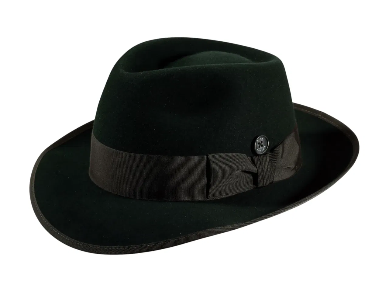 Bogart Fedora Haarfilzhut mit Klapprand – handgefertigt in der Schweiz