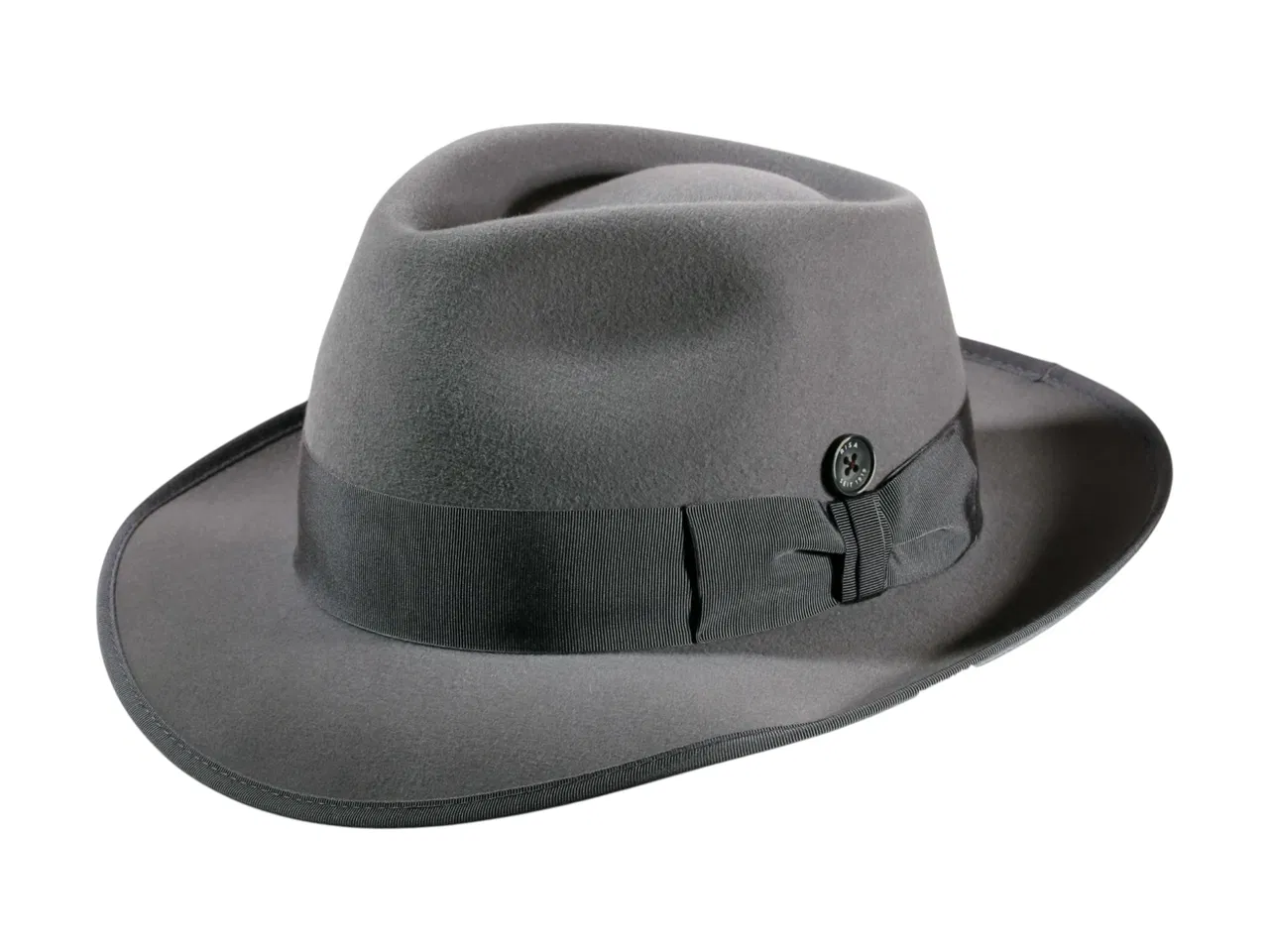 Bogart Fedora Haarfilzhut mit Klapprand – handgefertigt in der Schweiz