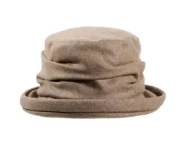 Damenmütze Merino Wolle Moon Camel