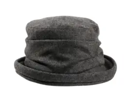 Damenmütze Merino Wolle Moon Anthrazit