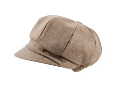 Ballonmütze Merino Wolle Moon Camel