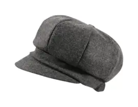 Ballonmütze Merino Wolle Moon Anthrazit