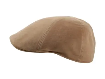 Schiebermütze Antonio aus Baumwolle in Camel